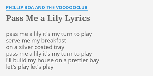 Lily lyrics