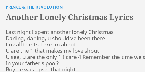 Lyrics lonely christmas partners.dugout.com