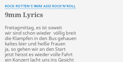 rock rottens 9mm assi rock n roll