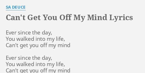 get you off of my mind lyrics