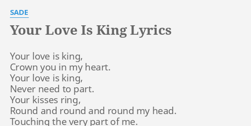 Sade - Your Love Is King - HQ + Scroll Lyrics 22 