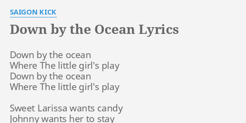 down at the bottom of the ocean lyrics