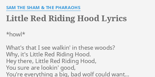 sam and the pharaohs little red