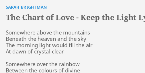 Brightman The Chart Of Love Keep The Light