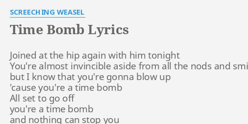 the bomb pep talk lyrics