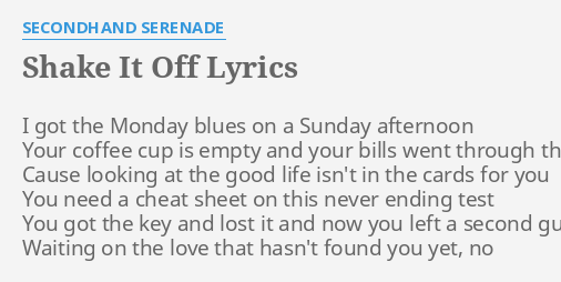 Shake it off lyrics