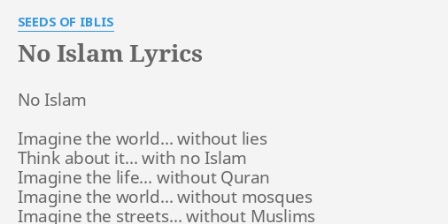 seeds of iblis lyrics