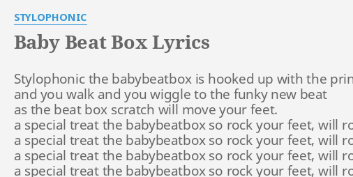 7+ Beat Box Lyrics