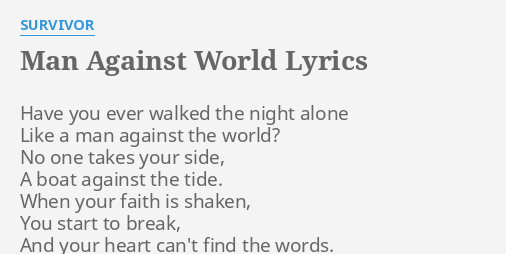 man against the world movie