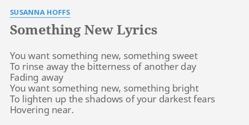 anthony lazaro something new lyrics