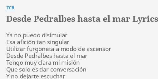 Featured image of post El Repartidor Lyrics