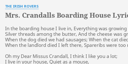 in the boarding house where i live