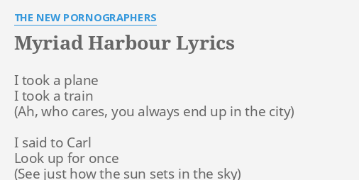 pornographers myraid