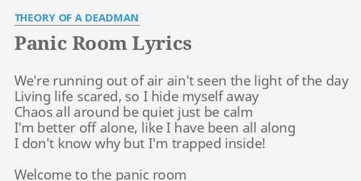 Panic Room Lyrics