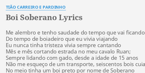 Resposta do Couro de Boi - song and lyrics by Tião Brasil