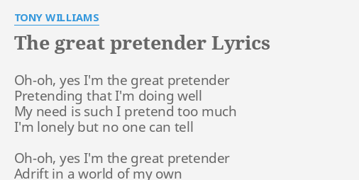 The great pretender lyrics
