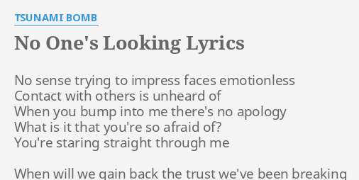 Tsunami bomb russian roulette lyrics