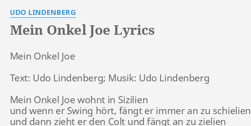 mein-onkel-joe-lyrics-by-udo-lindenberg-mein-onkel-joe-text