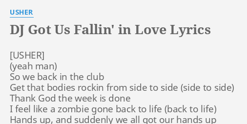 dj got us fallin in love again minecraft lyrics