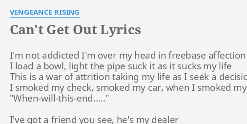 can t get out of it lyrics