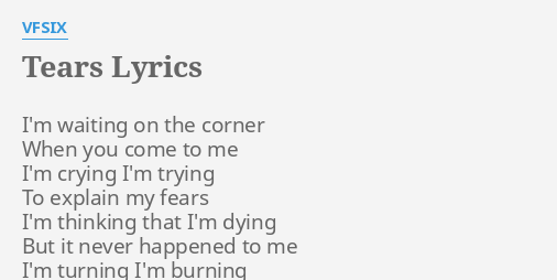 tears of mind t-ara lyrics
