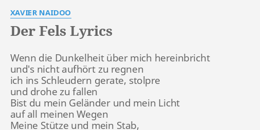 Xavier Naidoo Abschied Nehmen Text - Xavier Naidoo Popular Song Lyrics For Android Apk Download _ We did not find results for: