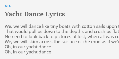 yacht dance lyrics