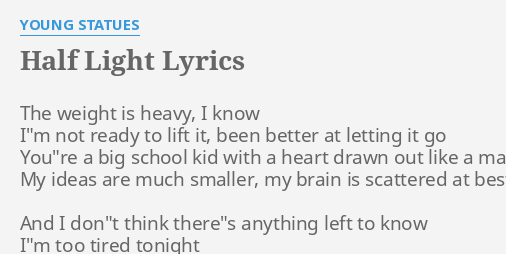 half light lyrics deutsch