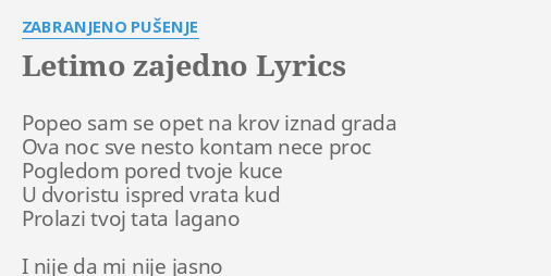 zabranjeno pusenje letimo zajedno