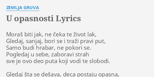 zemlja gruva u opasnosti